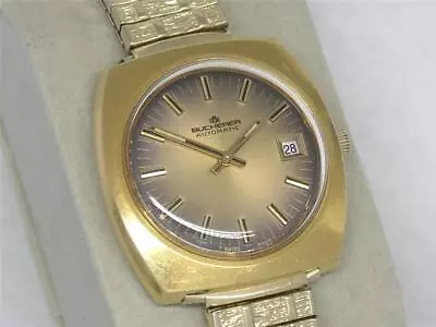 Vintage 36mm Bucherer Automatic Chronometer 25j Eta 2783 Wrist Watch Running! • $275