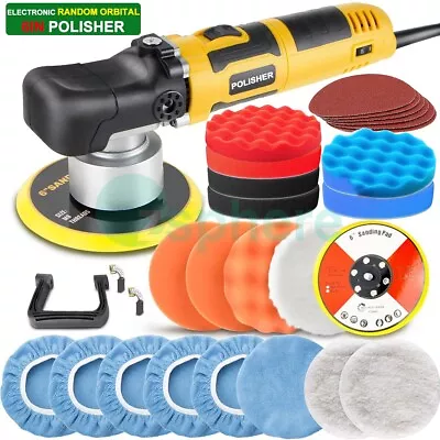 6  Variable Speed Electronic Car Polisher Dual Action DA Polishing Machine Orbit • $79.99