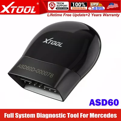 XTOOL ASD60 BT Car OBD2 Code Reader Full System Diagnostic Tool Fit For Mercedes • $69.99