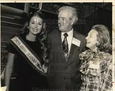 1973 Press Photo Miss Young International Jackie Behrendt John Connally & Wife • $16.99