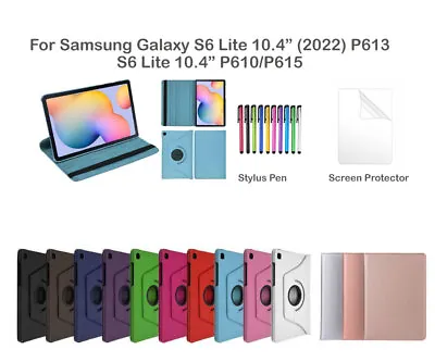$5.12 • Buy Rotate PU Leather Cover Case For Samsung Galaxy Tab S6 Lite 10.4  (2022) P613