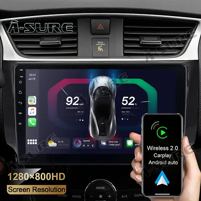 Carplay Android Car Radio Stereo 2+32GB BOSE 1280HD For Nissan Sentra 2016-2019 • $199.99