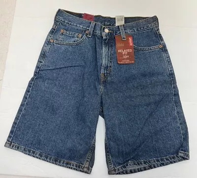 LEVI'S Men's 550 Relaxed Fit Denim Jeans Medium Stonewash Shorts NEW FREE SHIP • $29.99