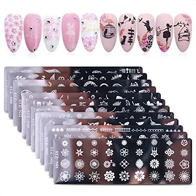 12 Pack Nail Art Stamping Plate Nail Art Template Image Plate • $18.70