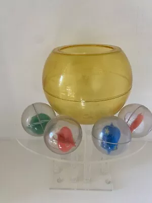 Vintage Johnson And Johnson Baby Activity Toy Four Balls In A Bowl Rare 1980s • $50