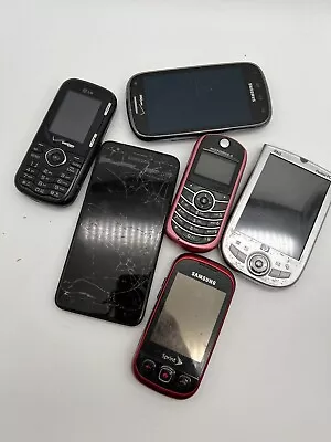 Lot Of 6 Vintage Phones *untested* Nokia Lg Samsung Etc • $13