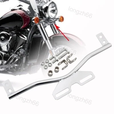 $31.89 • Buy Turn Signal Light Bar Bracket For Yamaha V Star 650 950 1100 1300 XVS Custom New