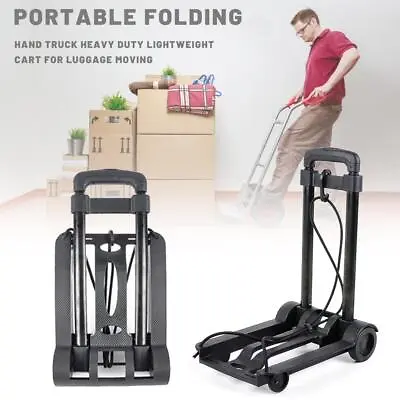 Heavy Duty Platform Cart Dolly Folding Moving Luggage Hand Truck Trolley 440lbs • $29.99