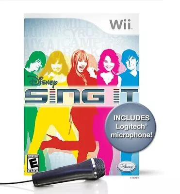 Disney Sing It Bundle With Microphone - Nintendo Wii • $93.84