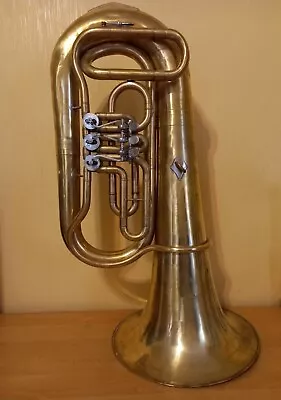 Tuba  Es  Brass Pipe Wind Instrument Brass USSR Horn Vintage And Rare • $495