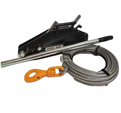 4WD Hand Winch Off Road 1600KG Lifting / 2500KG Pulling 4x4 Recovery Loadset • $500