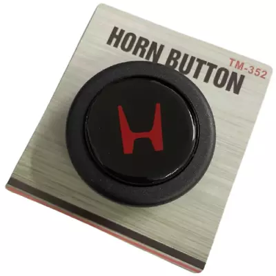 New Black JDM Horn Button For Momo Steering Wheel For Honda Free Shipping • $42.15