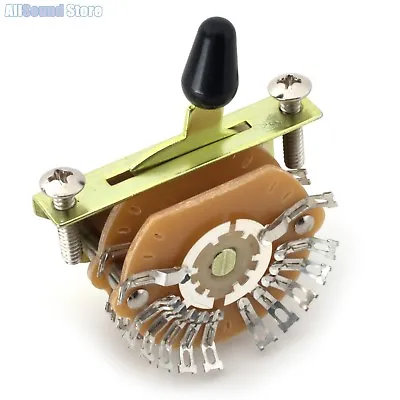 4-Pole Double Wafer 5-Way Super Mega Switch For Stratocaster Tele Guitar • $19.99