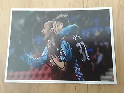 Nathan Baker Aston Villa Hand Signed 7x5 Bordered Photo Autograph • £3.99