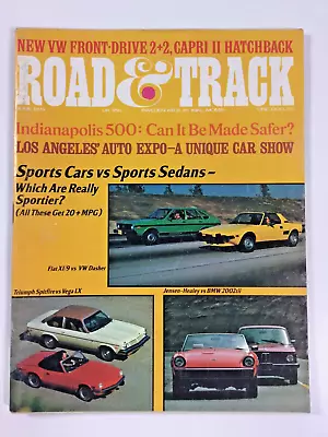 Road & Track Magazine June 1974 VW Scirocco MGB V8 CAPRI V6 Triumph Spitfire BMW • $19.99