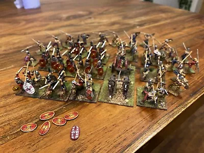 28mm WARGAMING ROLE PLAY METAL SOLDIERS PAINTED ROMANS & CELTS  LOT 15 • $29.05