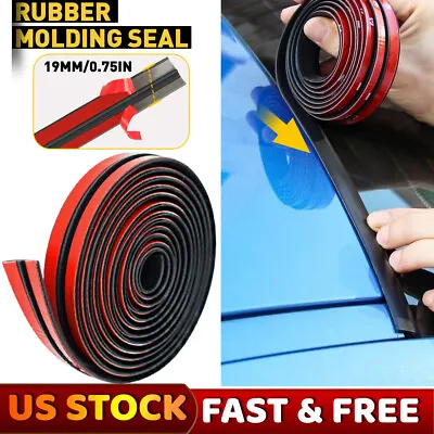 4M 13FT Rubber Seal Weather Strip Trim Car Front Rear Windshield Sunroof Edge US • $11.99