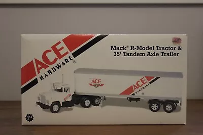 Mack R-Model Tractor & 35' Tandem Axle Trailer ACE Hardware 1:34 NIB 19-2269 • $55