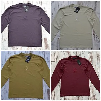 100% Genuine MA.STRUM GD Front Logo Relaxed Long Sleeve T-Shirt • £49.99