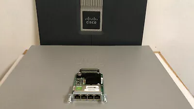 $47 • Buy CISCO EHWIC-4ESG 4-Port Gigabit WAN Interface Card 1900 2900 3900 3900E Router