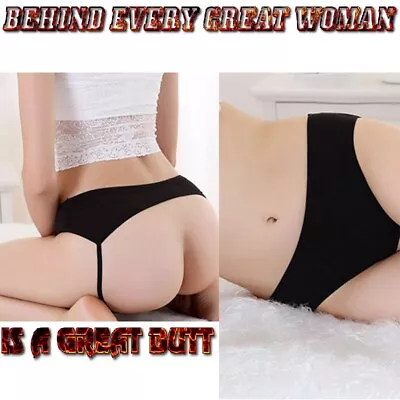£4.79 • Buy Womens Naughty Open Butt Panties Kinky Backless Lingerie Thong Underwear 6-12 UK