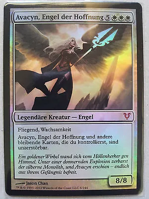 FOIL GERMAN Avacyn Angel Of Hope Magic MTG Restored AVR PIMP FBB The Gathering • $1993.98