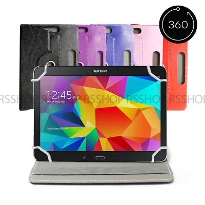 7  8  9  10  Universal Folio Flip Leather Case Premium Cover For Android Tablet • £4.79