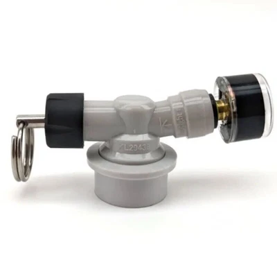 £30 • Buy Kegland Spund G2 Spunding Valve Adjustable PRV Pushfit Gauge Corny Ball Lock