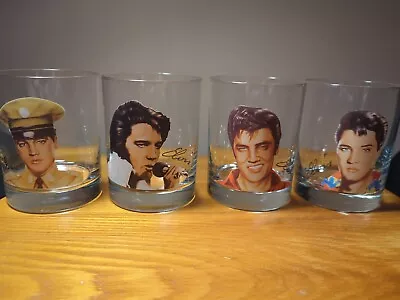 Elvis Presley Set Of 4 Glasses • $15