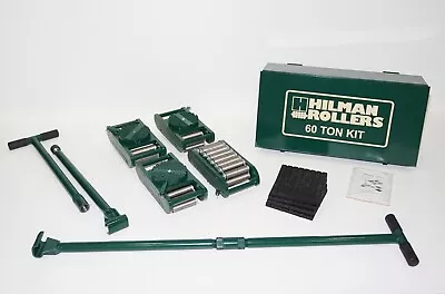 60 Ton Equipment Rollers Skates Kit Machinery Swivel Set Hilman HRS-60-SVD • $1776