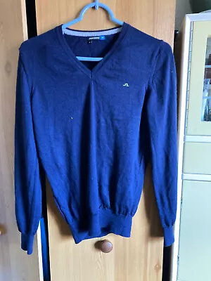 £11 • Buy Mens J Lindeberg Merino Wool Jumper Size M Medium Blue
