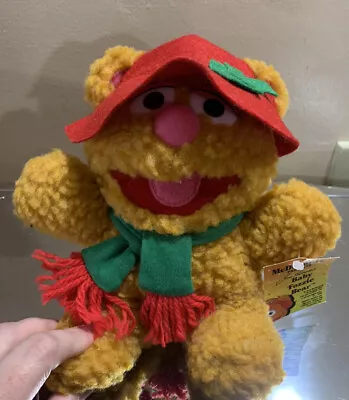 Fozzie Bear McDonald's Jim Henson's Muppet Babies 1987 Plush Christmas W/tags • $5.99