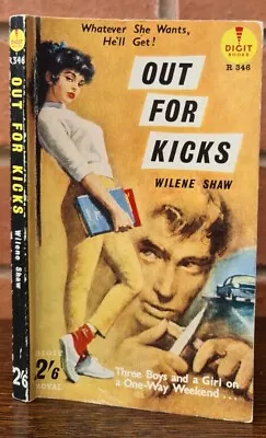 £20 • Buy Out Of Kicks By Wilene Shaw (1959) Brown, Watson Ltd, Fine