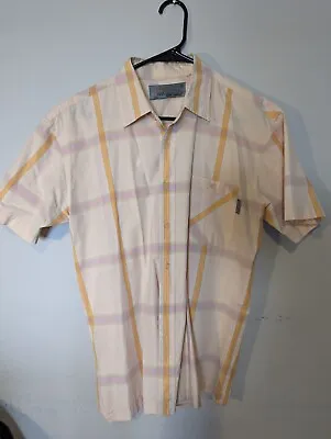 Vintage Mambo Shirt Short Sleeve Button Up Multicolor Pocket Men's Small Aussie • $19.99