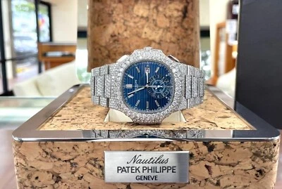 £309089.46 • Buy Patek Philippe Nautilus 5976 1G-001 40th Anniversary  ICED OUT MINT BOX/PAPERS
