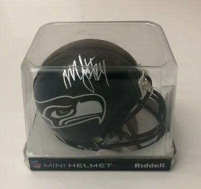 NFL Seahawks Football Marshawn Lynch Sign Mini Helmet Riddell NEW Brand NEW • $599.99