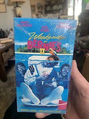 $13.96 • Buy Vtg Weekend At Bernies II VHS 1993 Movie Comedy Closed Captioned New Sealed 