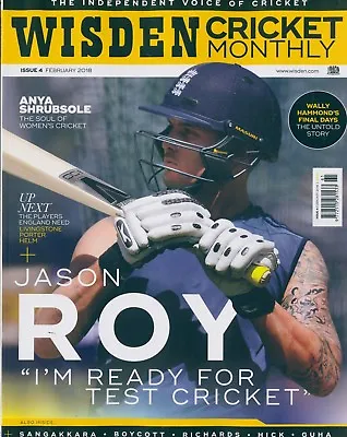 £5.50 • Buy Wisden Cricket Monthly Magazine - Issue 4 - Feb 2018  (5022)