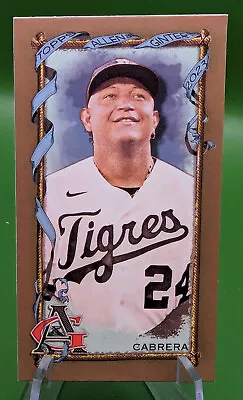 2023 Topps Allen And Ginter GOLD Mini Parallel #139 MIGUEL CABRERA Tigers • $6.99