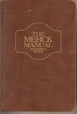 The Merck Manual Of Diagnosis And Therapy Hardcover Robert Berkow • $6.29