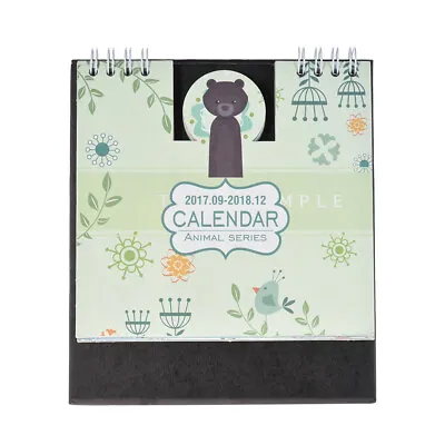 $11.64 • Buy 2017-2018 Cute Cartoon Animal Desk Desktop Calendar Schedule Table Plan S1D1