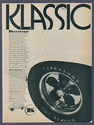 Keystone Klassic Classic Mags Wheels Sox Martin Vintage Magazine Ad Feb 1972 • $9.95