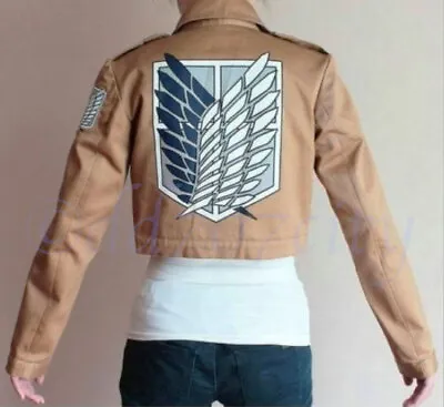 Attack On Titan Shingeki No Kyojin Scouting Legion Halloween Cosplay Jacket Eren • $16.88