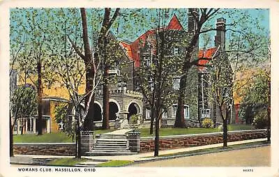 Massillon Ohio 1929 Postcard Womans Club • $4.95