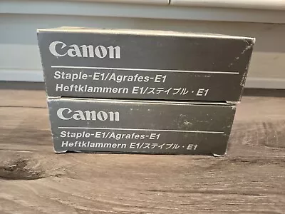 Two Box Of 6 Genuine Canon Staple Cartridges E1 Code 0251A001[AA] F23-5705 - New • $22.50