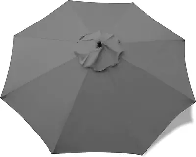 9 Ft Replacement Umbrella Canopy Dark Gray / 8 Rib 52  - 54  • $28.77