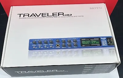 MOTU Traveler-mk3 28x30 FireWire Audio Interface Really Nice Condition • $599