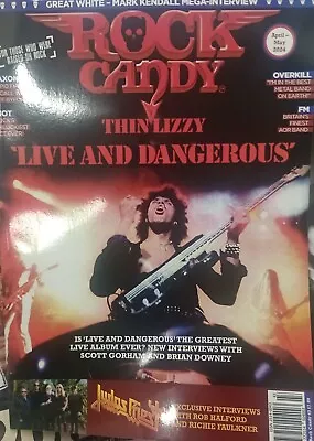 Rock Candy Magazine April/May 2024 (#43) Thin Lizzy Live Dangerous Judas Priest • £12.99