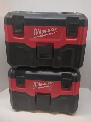 LOT OF 2 Milwaukee BROKEN M18 0880-20 Wet/Dry Vacuum Cleaner BROKEN • $58.99