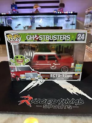 Funko Pop Movies Rides 24 Ecto-1 And Slimer 2016 Summer Convention Exclusive • £86.85